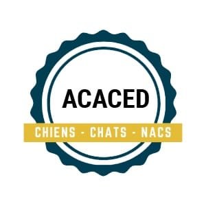 ACACED 3 mentions chiens chats NACS