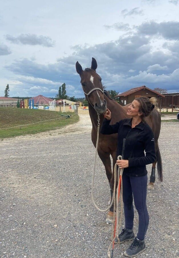 Sandra et sa jument Summer(time)