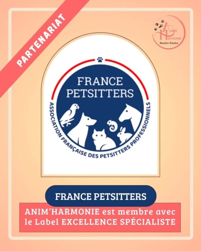 🎖Professionnelle labellisée SPÉCIALISTE encore cette année 2026 par France Petsitters, j’ai signé la Charte Éthique du Pet-sitting Professionnel.📝 Ce document de référence définit les bases d’un service de garde responsable, respectueux et structuré, où je me suis engagée notamment à :🐾 Exercer mon métier dans le respect du bien-être animal (et avec ma double casquette de comportementaliste ce ne sont pas que des "mots" mais la base de mon expertise professionnelle !)
🐾 Être en règle avec la loi (SIRET, ACACED, assurance, médiateur de la consommation…).
🐾 Suivre régulièrement des formations pour enrichir mes compétences
🐾 Travailler en réseau avec d’autres professionnels éthiques du monde animal
🐾 Sensibiliser avec bienveillance les foyers sur les besoins réels de leurs compagnons.
🐾 Garantir communication claire, service rigoureux et confidentialité des échanges.✨️ CONFIER son ANIMAL à un PROFESSIONNEL labellisé France Petsitters, c’est un GAGE de QUALITÉ et de SÉRIEUX, la GARANTIE d’un professionnel FORMÉ, ASSURÉ et ENGAGÉ et une relation de CONFIANCE basée sur le RESPECT du vivant.#petsitterlyon #petsitter #petsitting #petsitterlife #petsittersofinstagram